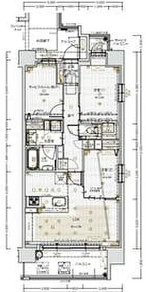 エスリード箕面船場阪大前の間取り