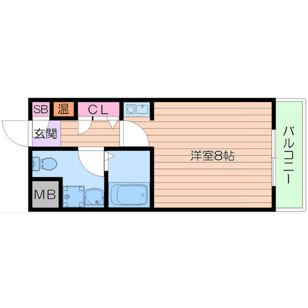 ペディマリー箕面Ⅱの間取り