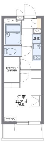 レオパレスＩ　Ｓ　北千里の間取り
