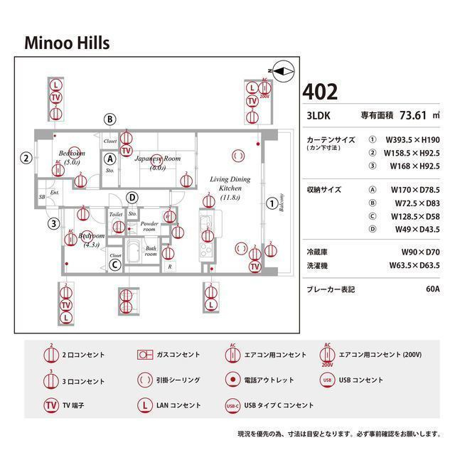Minoo Hillsの庭