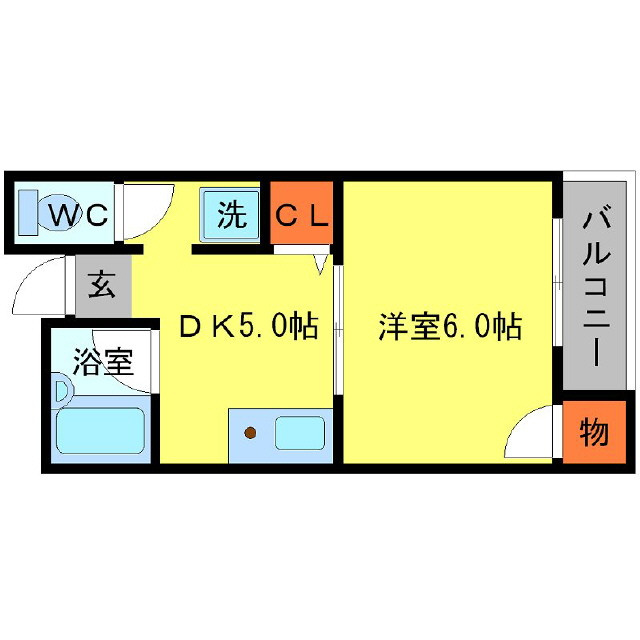エルドラード箕面Ⅱの間取り