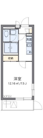 クレイノ清都Ⅲの間取り|代表的な間取のため実際の間取とは異なる場合があります