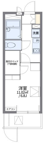 レオパレスシャレーこうだの間取り