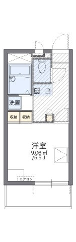 レオパレスＫＯＤＡ１２６３の間取り