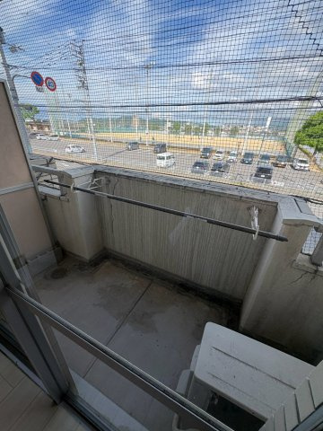石川マンション５のバルコニー