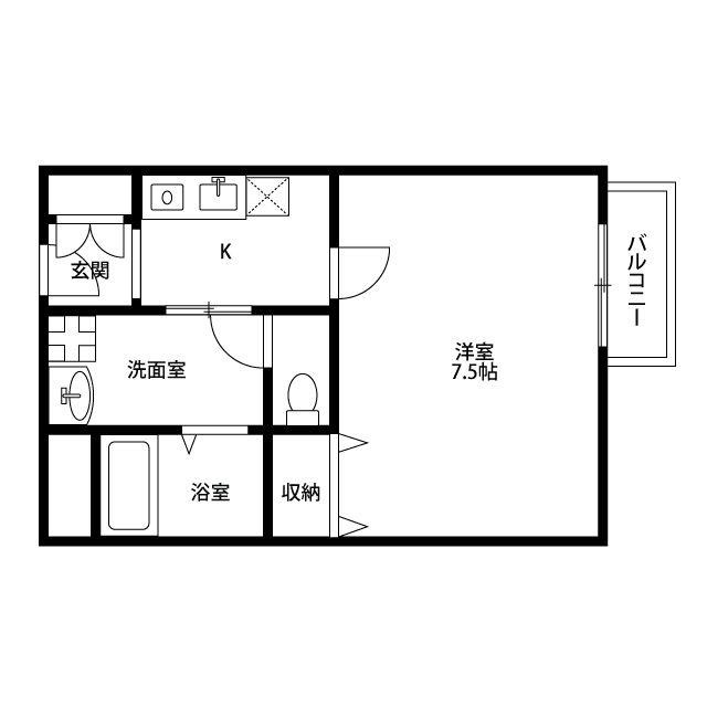 アンプルール 茨木の間取り|外観もきれいです