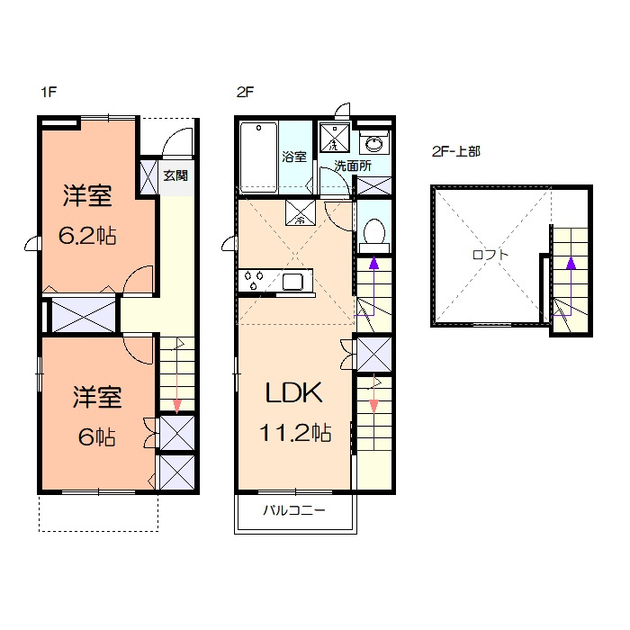 KINOIE TERRACEの間取り