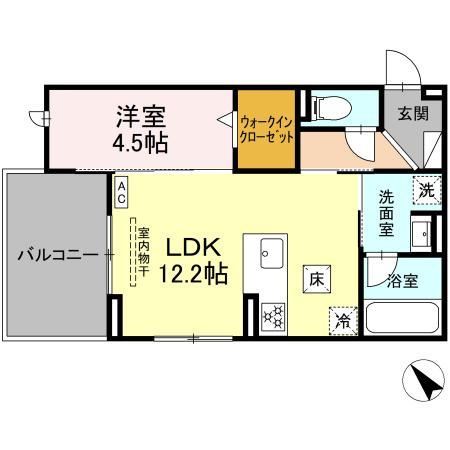 D-avance佐藤一丁目の間取り
