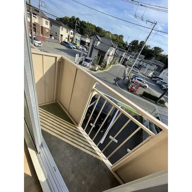 弥生コーポのバルコニー