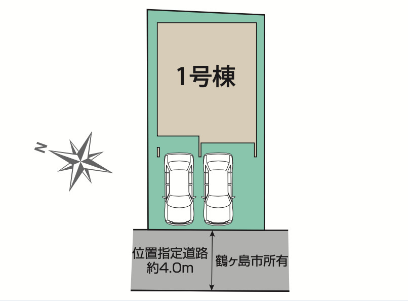 鶴ヶ島市藤金　7期の区画図