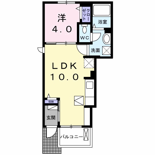 【間取り】 | アグレアーブルＡ
