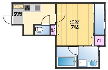 【間取り】 | パレス花紋2