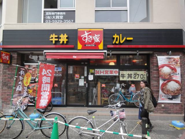 杉並区高円寺南１丁目のアパートの周辺