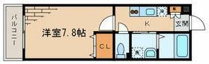 シャテロハイツ弐番館の間取り|間取りです。