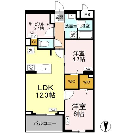 【間取り】 | ロイジェント上板橋