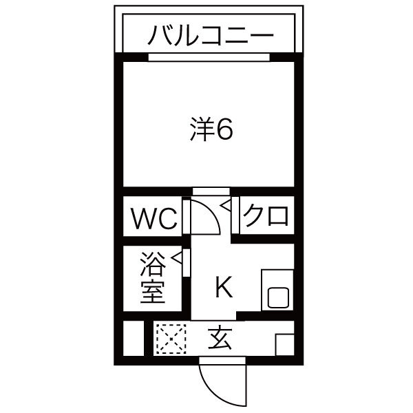 レスポワール東の間取り