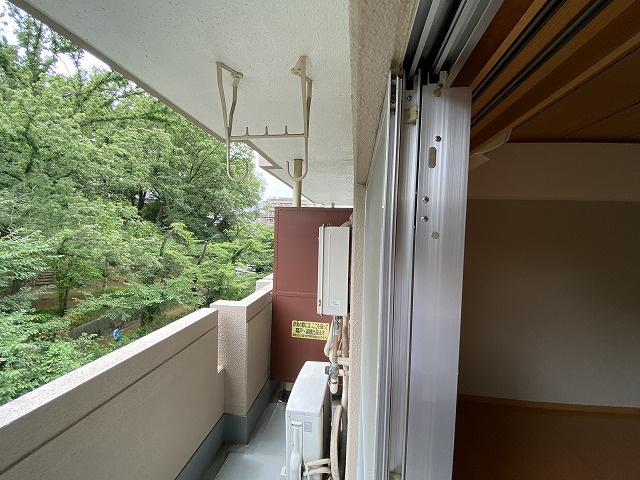 第二若木コーポのバルコニー