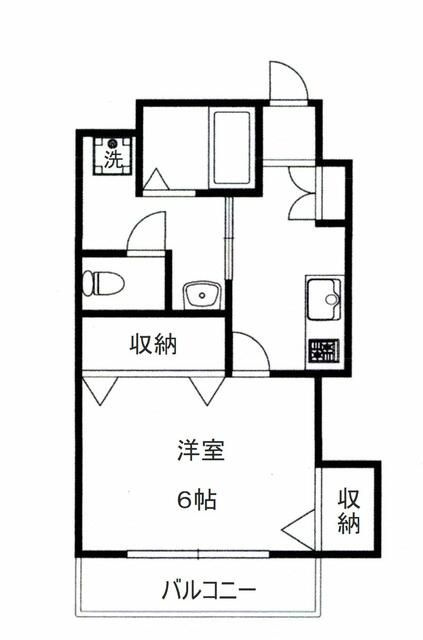 第二若木コーポの間取り