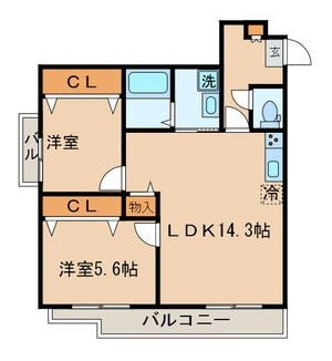 第二スカイハイツ足立の間取り|間取りです。