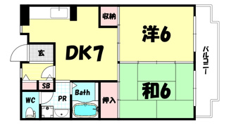 【間取り】 | 近畿荘