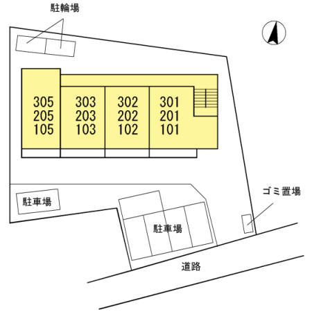 【区画図】 | プレヴェール南林間