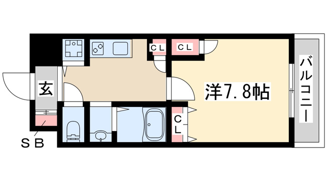 【間取り】 | クラウンハイム淡路駅前通