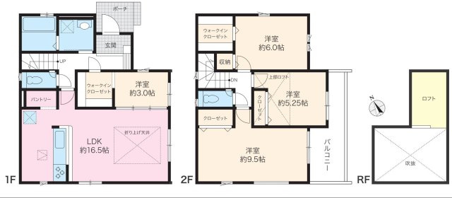 【間取り】 | 3人から4人家族には、新築戸建3LDKよりも広くゆったりした暮らしが出来る4LDKがおすすめです。家の中が広いことで、家族全員で団らんのできるリビングの他、子供1人に1部屋を割り当てることも可能です。