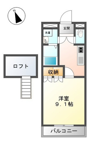 ミルフィオリⅠの間取り