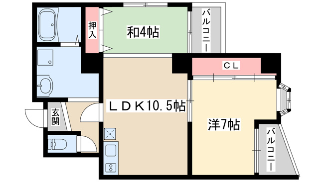 【間取り】 | 第2アーバンス新大阪