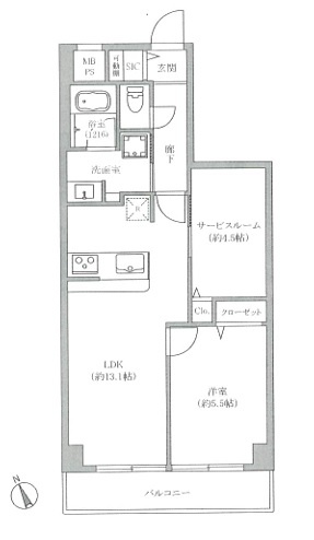 【間取り】 | ライオンズマンション成増