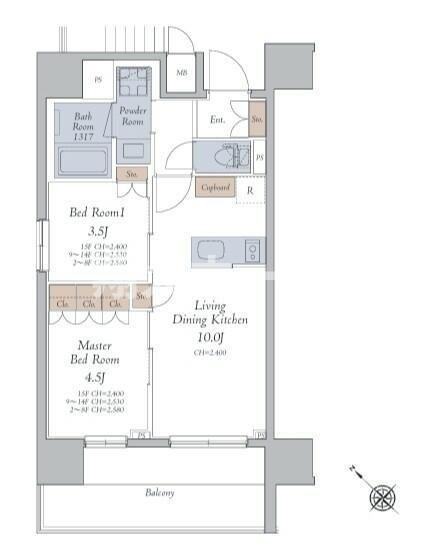 ＨＡＹＡＮＯ　Ｒｅｓｉｄｅｎｃｅ　大塚の間取り