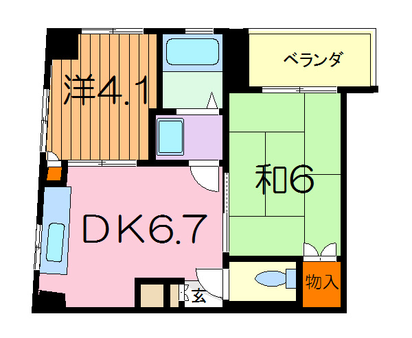 【間取り】 | Ｔ＆Ｓハイツ