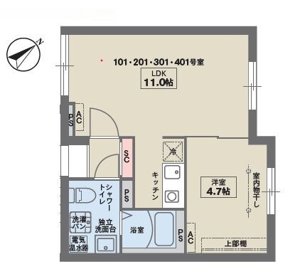 【間取り】 | COCOFLAT雑司が谷