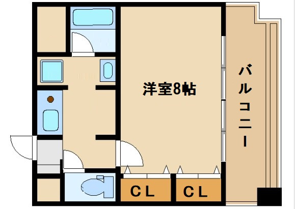 【間取り】 | コスモリード谷町六丁目