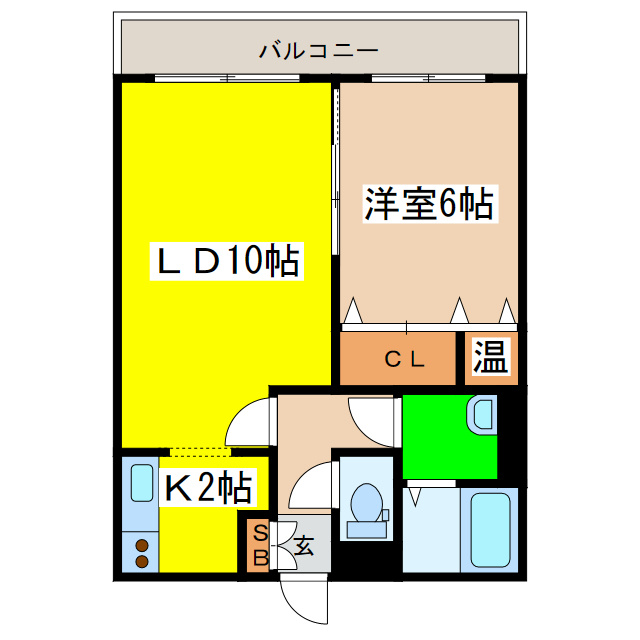 グランコンフォート愛国東の間取り