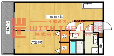 シーベル【キャッシュバック対象物件】の間取り