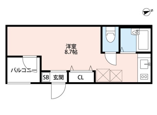 【間取り】 | シュテルン新小岩 | 間取りです。