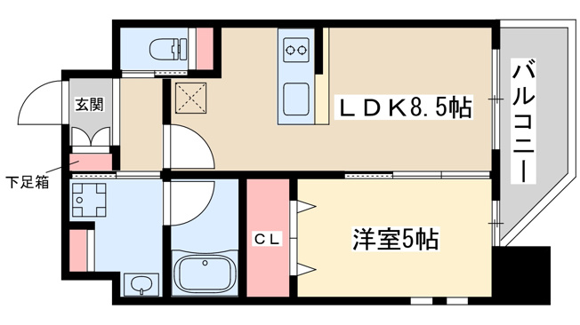 【間取り】 | プレジオ江坂2