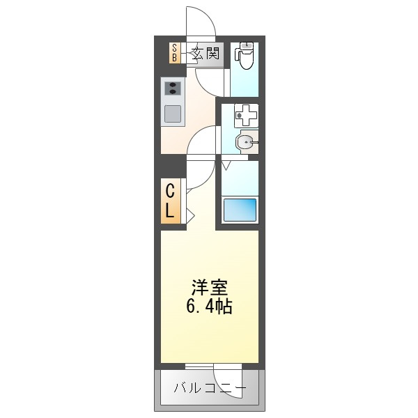 アーバンパーク御幣島の間取り