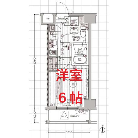 【間取り】 | ブライズ蒲田ウエスト