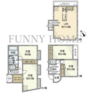 【間取り】 | 東山戸建