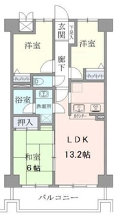 【間取り】 | サンリヴァ隅田 | 間取りです。