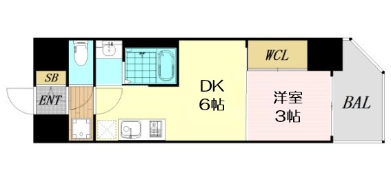 【間取り】 | プライマル四天王寺前夕陽ヶ丘