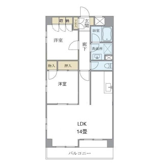 【間取り】 | サザンクロスプラザ | 間取りです。