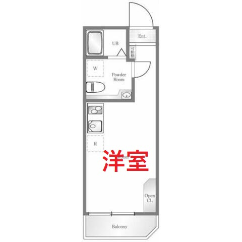 【間取り】 | マイキャッスル五反田