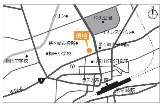 【地図】 | サーパス茅ヶ崎第2