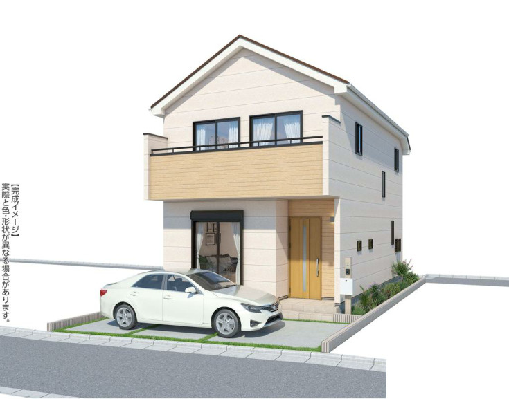 新築／富士見市鶴瀬西３丁目の外観パース|外観パースはイメージです。