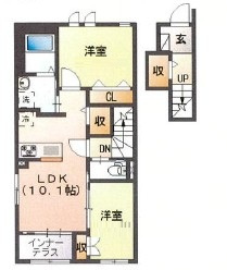 サニーブライトの間取り|間取りです。