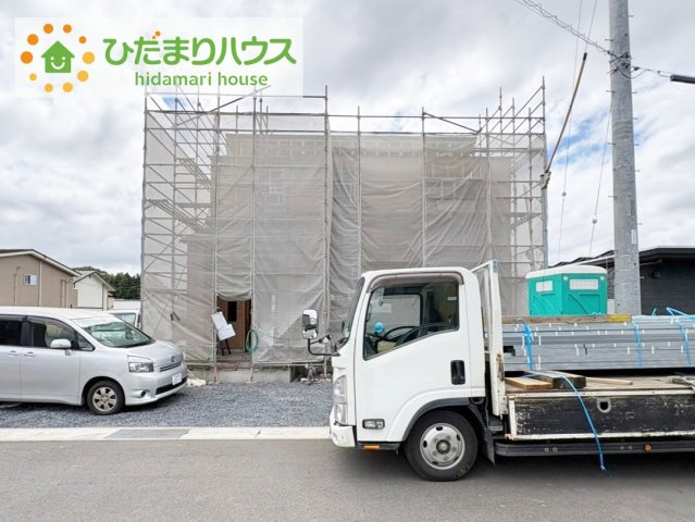 常陸大宮市石沢第3　新築戸建　4号棟の外観|平日・夜間もご案内可能(^^♪お気軽にお問い合わせくださいませ!(^^)!