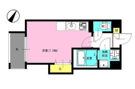 北区東十条６丁目のアパートの間取り